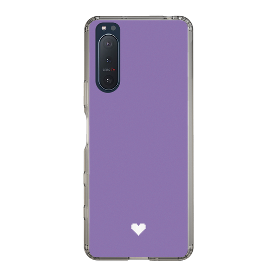 Slim Protection Case［ Original - Favorite Color Heart - Purple ］