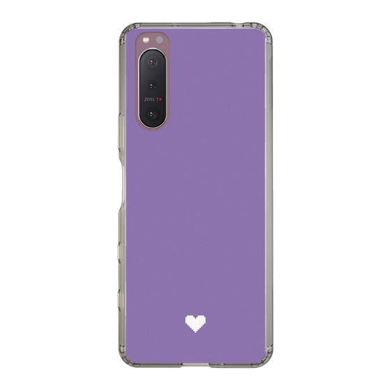 Slim Protection Case［ Original - Favorite Color Heart - Purple ］
