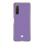 Slim Protection Case［ Original - Favorite Color Heart - Purple ］