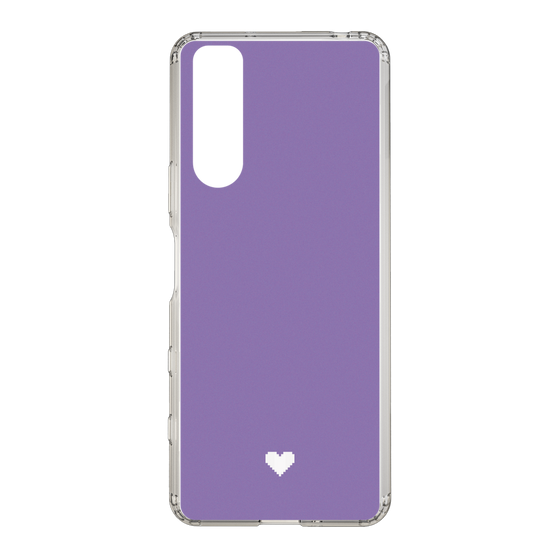 Slim Protection Case［ Original - Favorite Color Heart - Purple ］