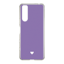 Slim Protection Case［ Original - Favorite Color Heart - Purple ］