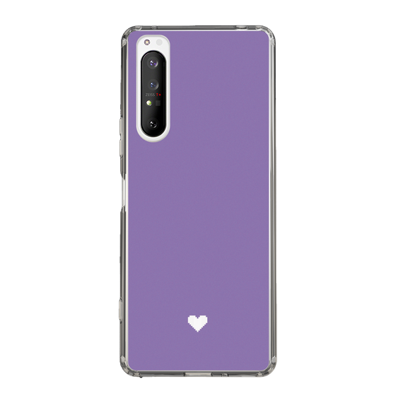 Slim Protection Case［ Original - Favorite Color Heart - Purple ］