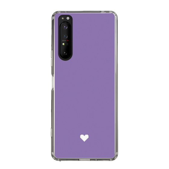 Slim Protection Case［ Original - Favorite Color Heart - Purple ］