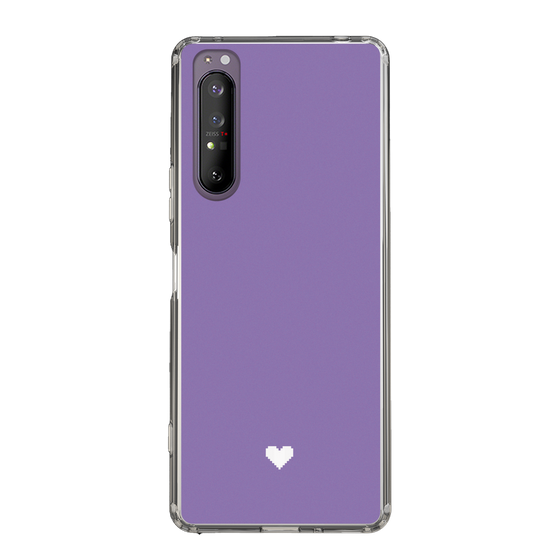 Slim Protection Case［ Original - Favorite Color Heart - Purple ］