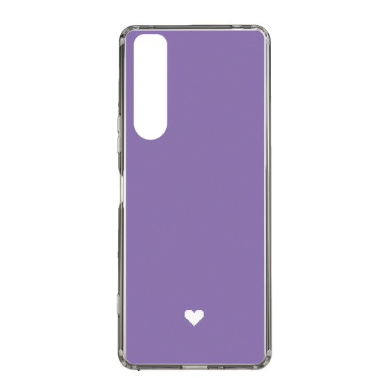 Slim Protection Case［ Original - Favorite Color Heart - Purple ］