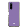 Slim Protection Case［ Original - Favorite Color Heart - Purple ］