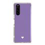 Slim Protection Case［ Original - Favorite Color Heart - Purple ］