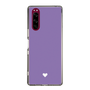 Slim Protection Case［ Original - Favorite Color Heart - Purple ］