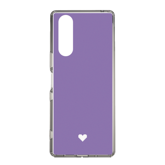 Slim Protection Case［ Original - Favorite Color Heart - Purple ］