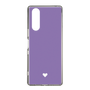 Slim Protection Case［ Original - Favorite Color Heart - Purple ］