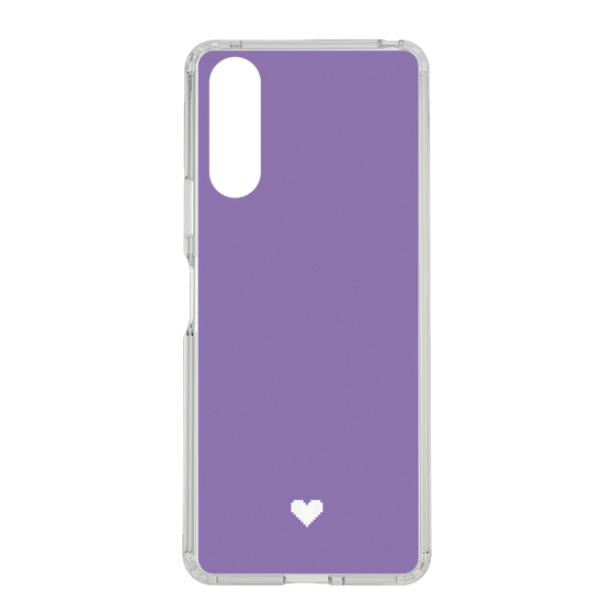 Slim Protection Case［ Original - Favorite Color Heart - Purple ］