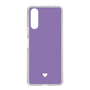 Slim Protection Case［ Original - Favorite Color Heart - Purple ］