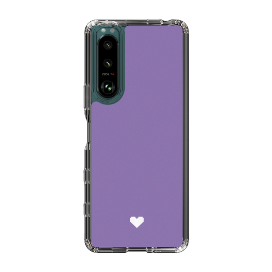 Slim Protection Case［ Original - Favorite Color Heart - Purple ］