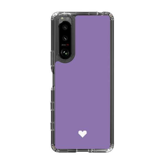 Slim Protection Case［ Original - Favorite Color Heart - Purple ］