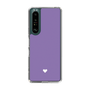 Slim Protection Case［ Original - Favorite Color Heart - Purple ］