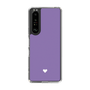 Slim Protection Case［ Original - Favorite Color Heart - Purple ］