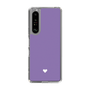 Slim Protection Case［ Original - Favorite Color Heart - Purple ］