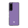 Slim Protection Case［ Original - Favorite Color Heart - Purple ］