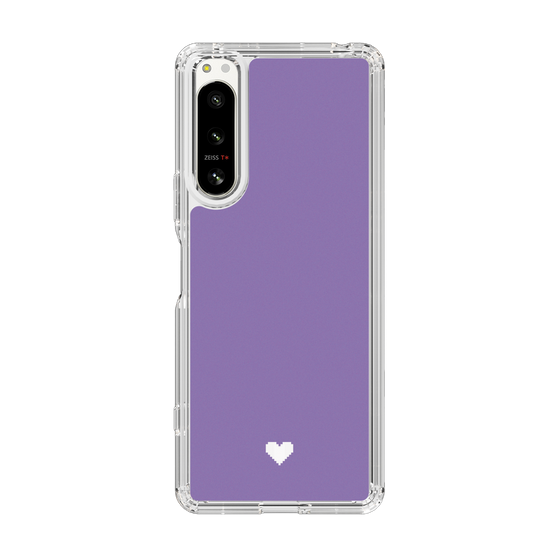 Slim Protection Case［ Original - Favorite Color Heart - Purple ］