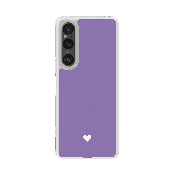 Slim Protection Case［ Original - Favorite Color Heart - Purple ］