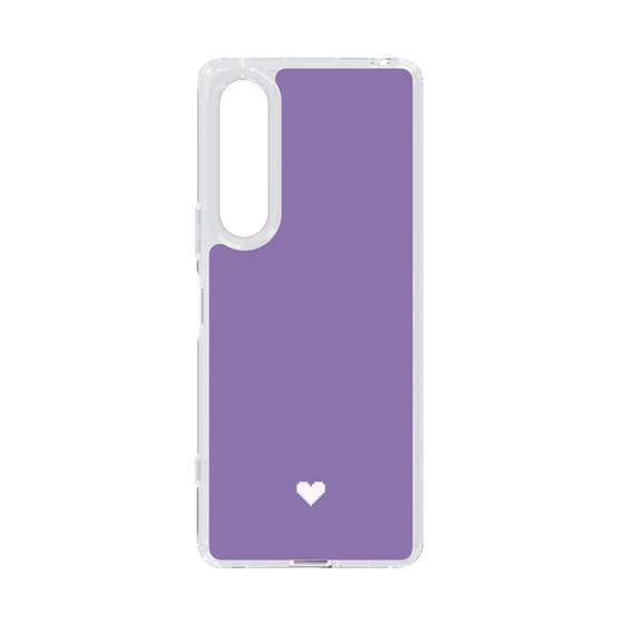 Slim Protection Case［ Original - Favorite Color Heart - Purple ］