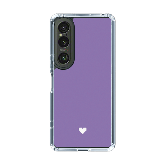 Slim Protection Case［ Original - Favorite Color Heart - Purple ］