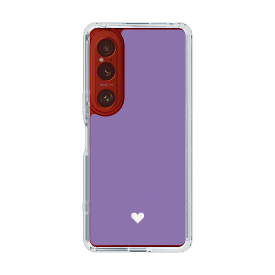Slim Protection Case［ Original - Favorite Color Heart - Purple ］