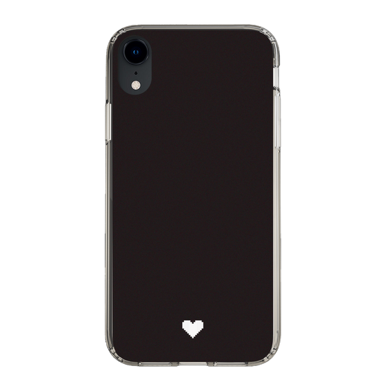 Slim Protection Case［ Original - Favorite Color Heart - Black ］
