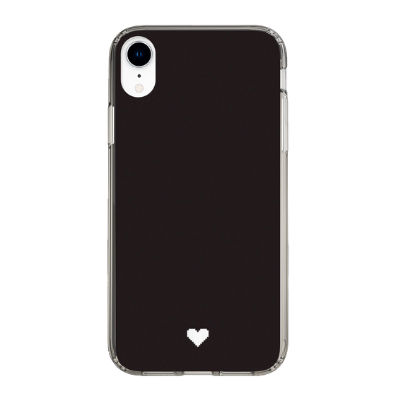 Slim Protection Case［ Original - Favorite Color Heart - Black ］