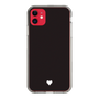Slim Protection Case［ Original - Favorite Color Heart - Black ］