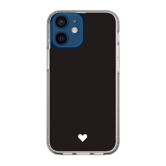 Slim Protection Case［ Original - Favorite Color Heart - Black ］