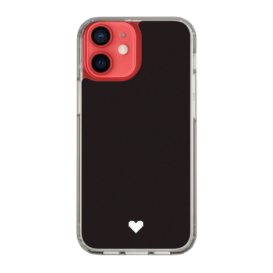 Slim Protection Case［ Original - Favorite Color Heart - Black ］