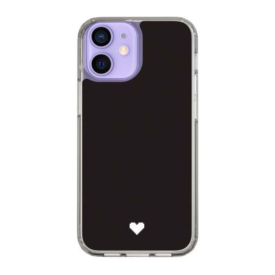 Slim Protection Case［ Original - Favorite Color Heart - Black ］