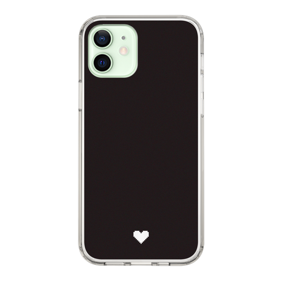 Slim Protection Case［ Original - Favorite Color Heart - Black ］