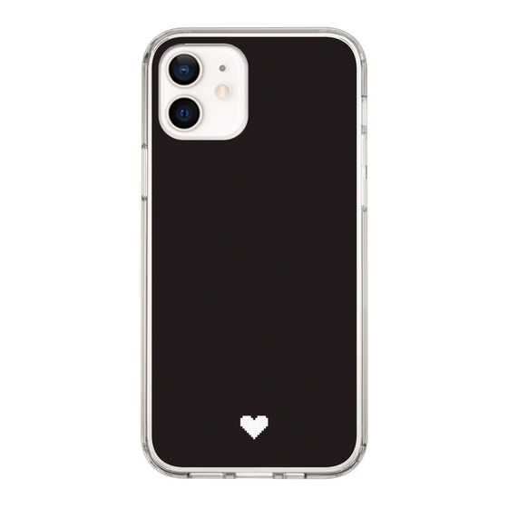 Slim Protection Case［ Original - Favorite Color Heart - Black ］