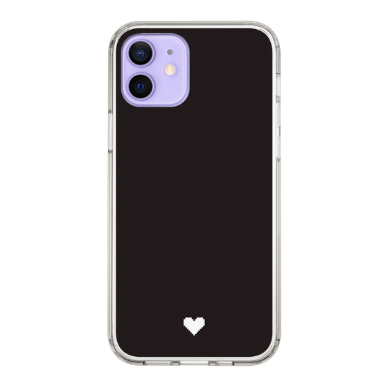 Slim Protection Case［ Original - Favorite Color Heart - Black ］