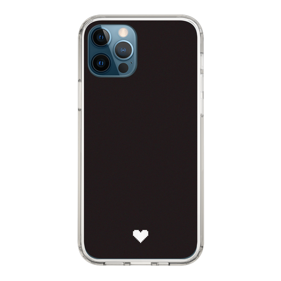 Slim Protection Case［ Original - Favorite Color Heart - Black ］