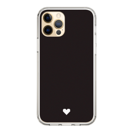 Slim Protection Case［ Original - Favorite Color Heart - Black ］