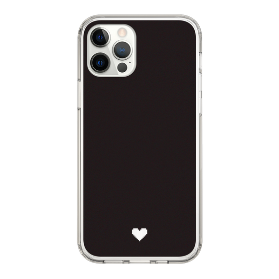 Slim Protection Case［ Original - Favorite Color Heart - Black ］