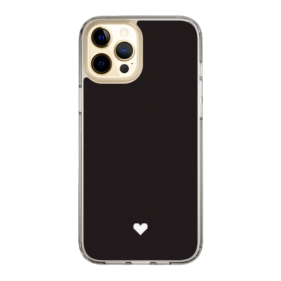 Slim Protection Case［ Original - Favorite Color Heart - Black ］