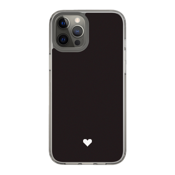 Slim Protection Case［ Original - Favorite Color Heart - Black ］