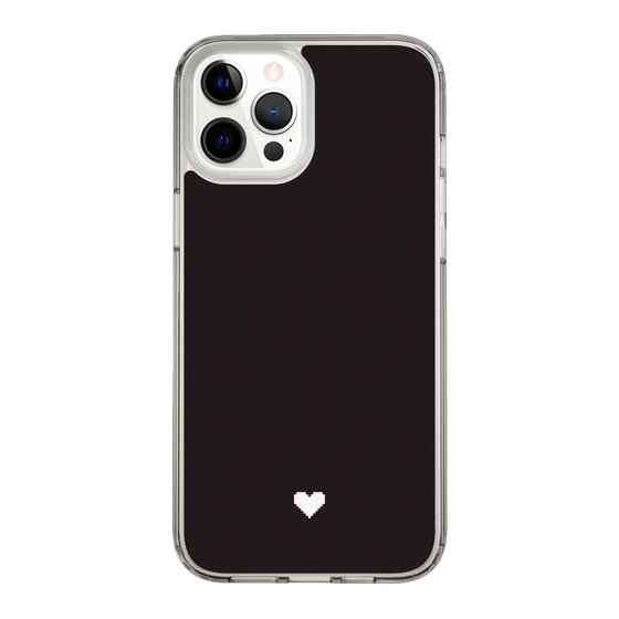 Slim Protection Case［ Original - Favorite Color Heart - Black ］