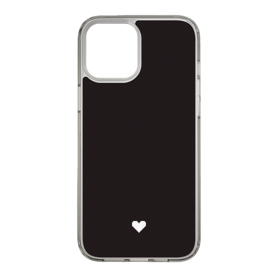 Slim Protection Case［ Original - Favorite Color Heart - Black ］