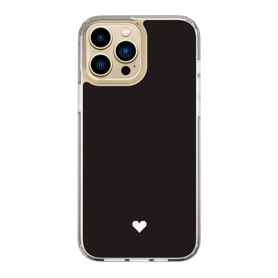 Slim Protection Case［ Original - Favorite Color Heart - Black ］