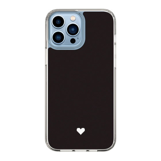 Slim Protection Case［ Original - Favorite Color Heart - Black ］