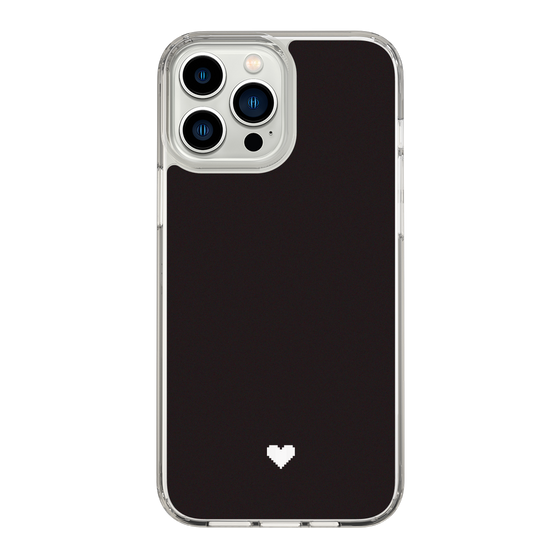 Slim Protection Case［ Original - Favorite Color Heart - Black ］
