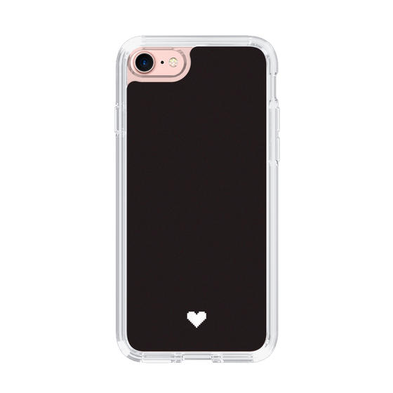 Slim Protection Case［ Original - Favorite Color Heart - Black ］
