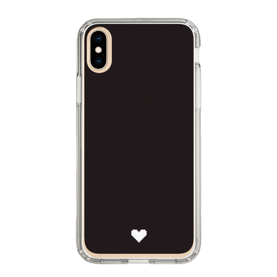 Slim Protection Case［ Original - Favorite Color Heart - Black ］