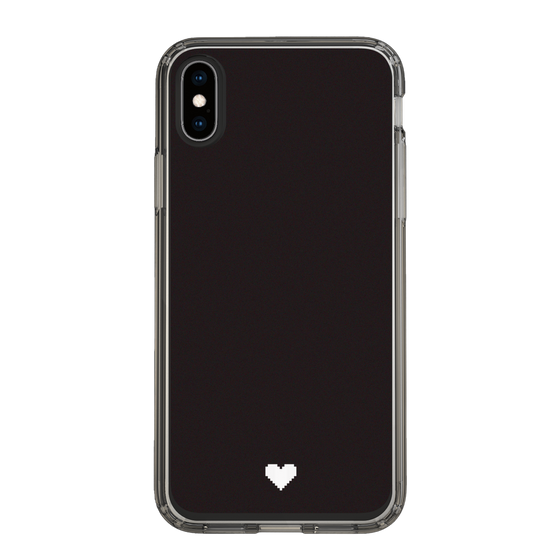 Slim Protection Case［ Original - Favorite Color Heart - Black ］