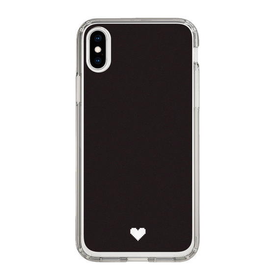 Slim Protection Case［ Original - Favorite Color Heart - Black ］